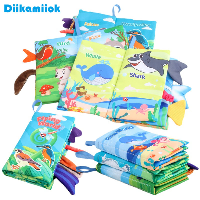 Kids Education Books - Новые детские тканевые книги для визуального