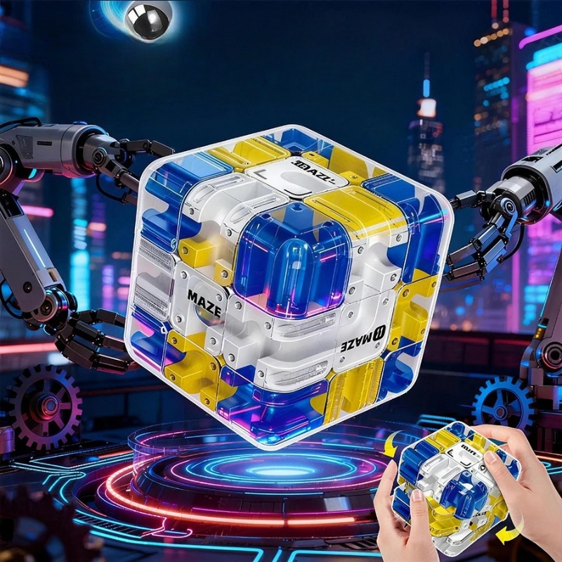 Brain Teaser Cube - 1-10 шт. 3D-головоломка-кубик: логическая игра-головоломка, развивающая