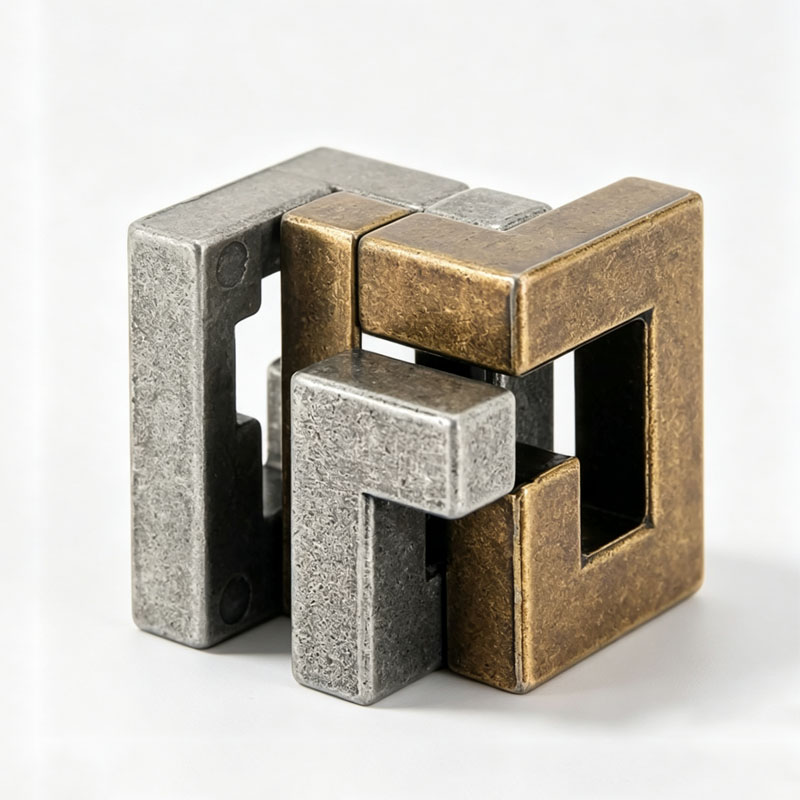 Brain Teaser Cube - Головоломки Magic IQ Cast Coil: сложные