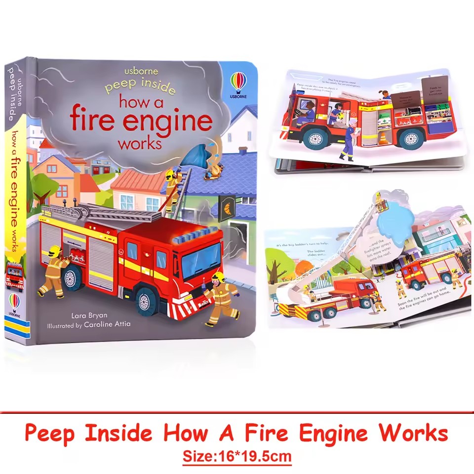 Книги Usborne Peep Inside: Как – обзор и цена English Kids Education