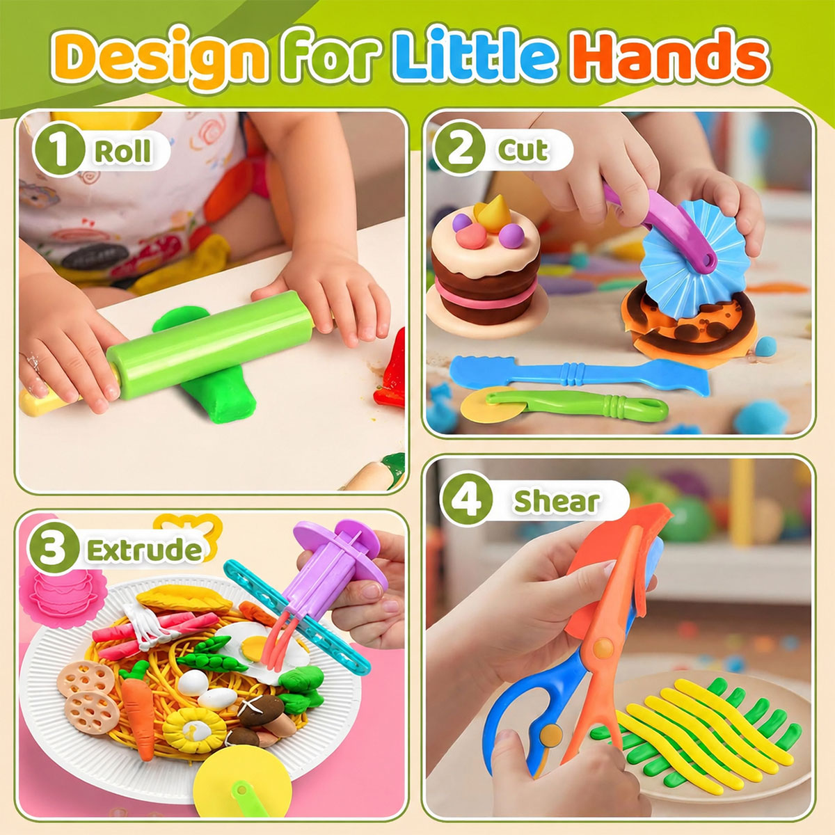 Набор инструментов для лепки и – обзор и цена Kids Education Tools